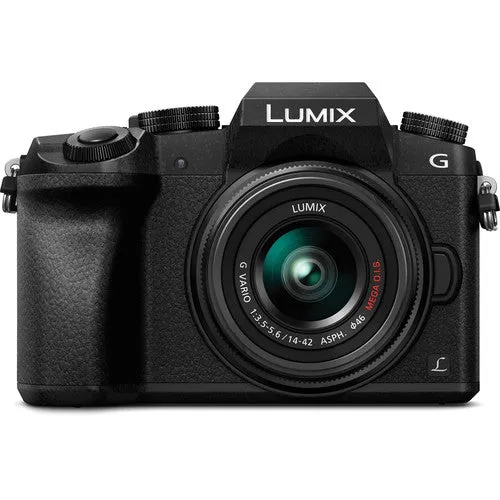 *** OPENBOX *** Panasonic Lumix DMC-G7 Mirrorless Micro Four Thirds Digital Camera with 14-42mm Lens (Black)