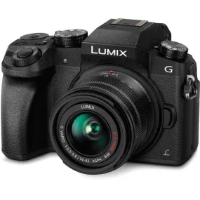 *** OPENBOX *** Panasonic Lumix DMC-G7 Mirrorless Micro Four Thirds Digital Camera with 14-42mm Lens (Black)