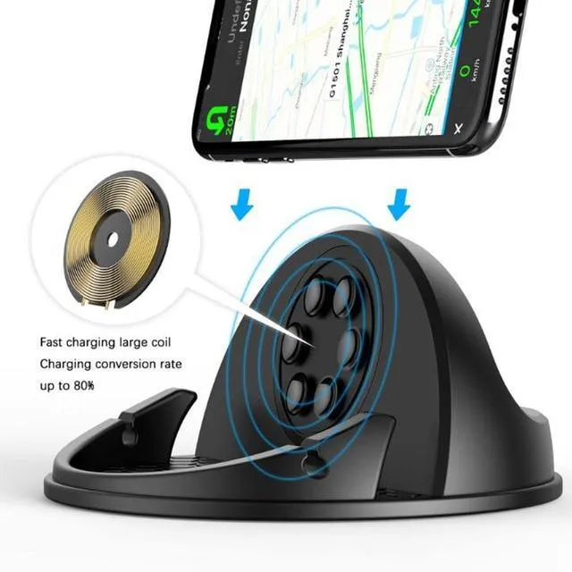 10W Fast Charging Wireless Car Charger (Apple & Samsung)