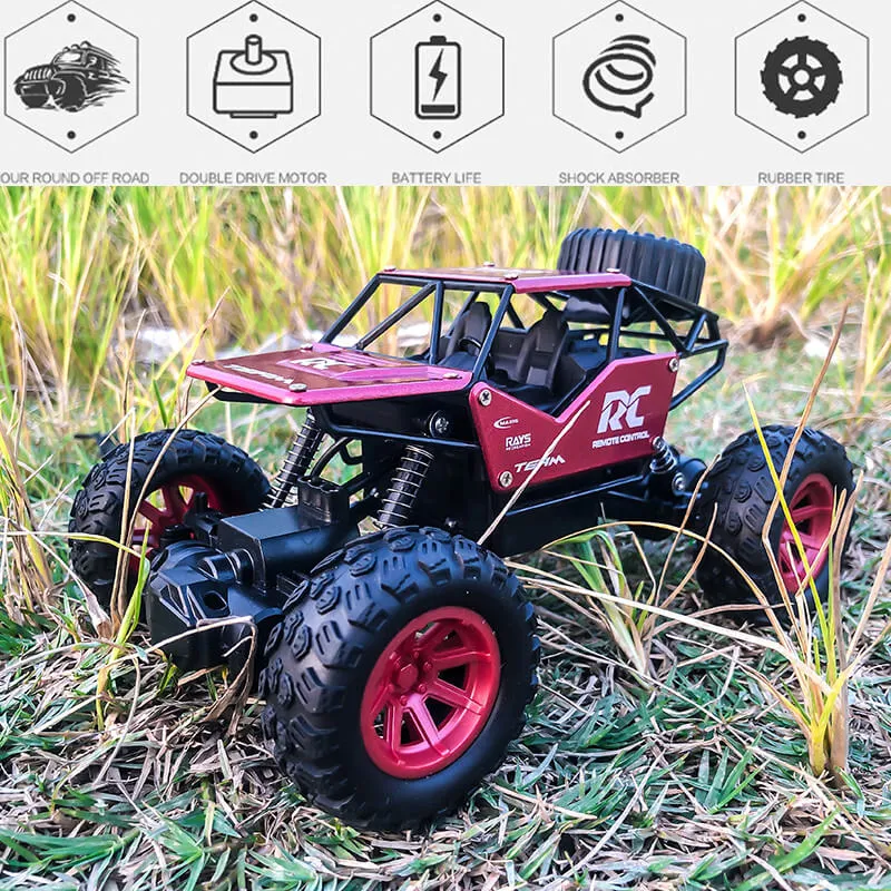 1/18 RC Car 2.4G Off Road Remote Control Truck Buggy Climbing Toy For Kids