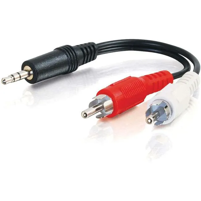 12Ft Value Series&Trade; One 3.5Mm Stereo Male To Two Rca Stereo Male Y-Cable