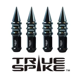 14X1.5 MM 112MM LONG CAR ONLY!!! NO TRUCKS!!! CNC MACHINED FORGED STEEL EXTENDED RIBBED SPIKE LUG NUTS ANODIZED ALUMINUM CAPS // 25MM CAP DIAMETER 73MM CAP LENGTH PART NUMBER LGC029