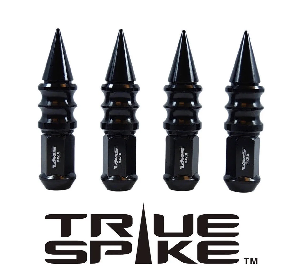 14X1.5 MM 112MM LONG CAR ONLY!!! NO TRUCKS!!! CNC MACHINED FORGED STEEL EXTENDED RIBBED SPIKE LUG NUTS ANODIZED ALUMINUM CAPS // 25MM CAP DIAMETER 73MM CAP LENGTH PART NUMBER LGC029