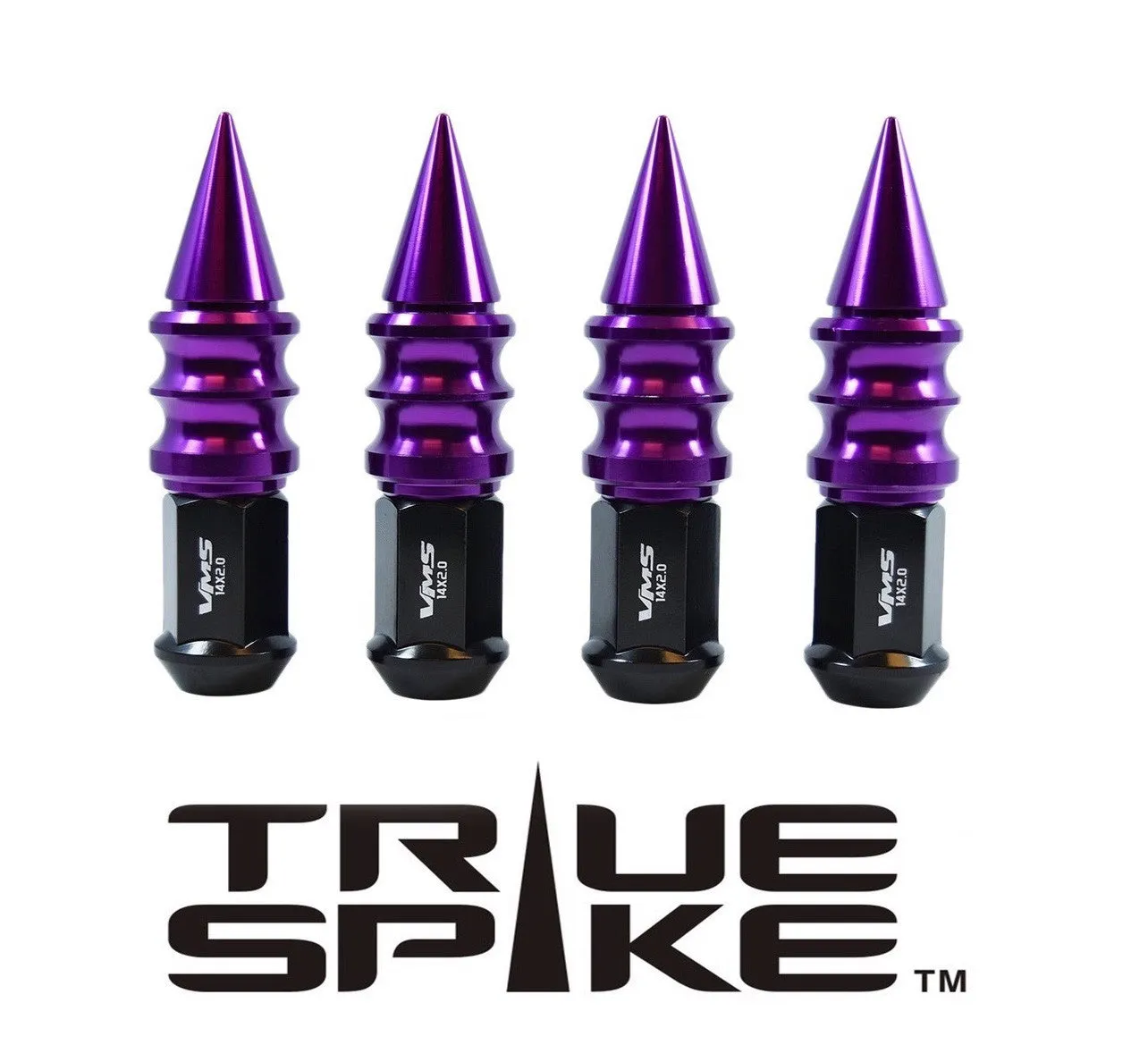 14X1.5 MM 112MM LONG CAR ONLY!!! NO TRUCKS!!! CNC MACHINED FORGED STEEL EXTENDED RIBBED SPIKE LUG NUTS ANODIZED ALUMINUM CAPS // 25MM CAP DIAMETER 73MM CAP LENGTH PART NUMBER LGC029