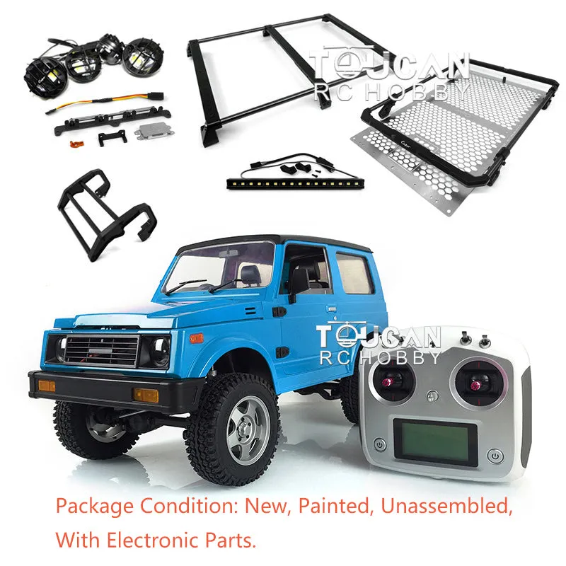 1/6 RC Capo Crawler SIXER1 Metal Chassis Plastic Unassembled Cabin Car Shell Front Bumper Motor Servo I6S ESC Light