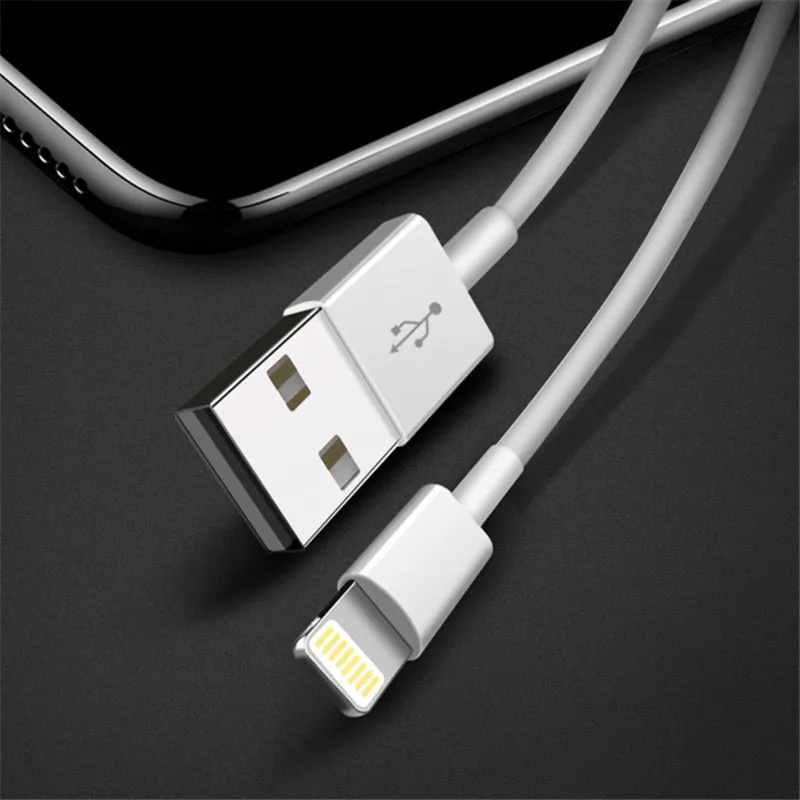 1m 2m 3m USB Charge Cable For iPhone 7 8 Plus X XS Max XR Fast Charging USB Data Cable For iPhone 5 5S SE 6 6S Plus Charger Wire