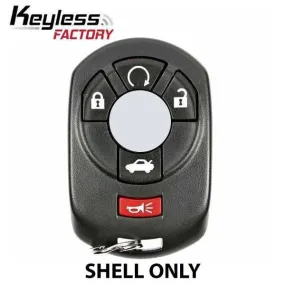 2005-2007 Cadillac STS / 5-Button Keyless Entry Remote SHELL / M3N65981403 (AFTERMARKET)