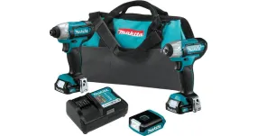 2021 Makita 12V max CXT® Lithium-Ion Cordless 3-Pc. Combo Kit (1.5Ah) (CT324)