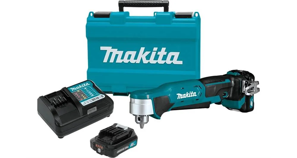 2021 Makita 12V max CXT® Lithium-Ion Cordless 3/8" Right Angle Drill Kit (2.0Ah) (AD03R1)