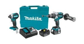 2021 Makita 18V LXT® Lithium-Ion Brushless Cordless 2-Pc. Combo Kit (5.0Ah) (XT267T)