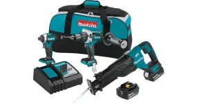 2021 Makita 18V LXT® Lithium-Ion Brushless Cordless 3-Pc. Combo Kit (5.0Ah) (XT330T)