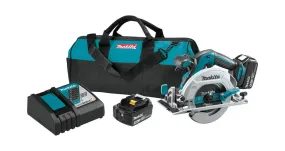 2021 Makita 18V LXT® Lithium-Ion Brushless Cordless 6-1/2" Circular Saw Kit (5.0Ah) (XSH03T)