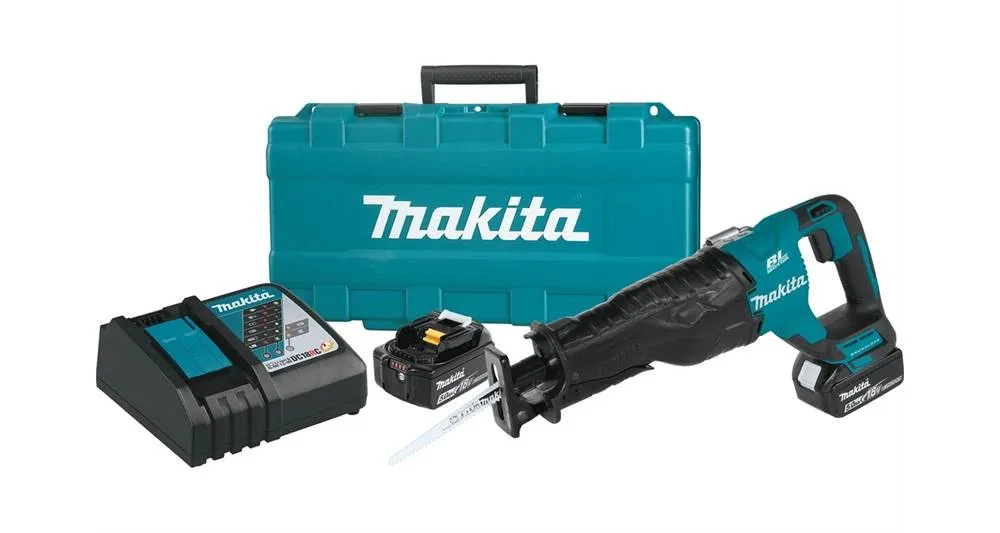 2021 Makita 18V LXT® Lithium-Ion Brushless Cordless Recipro Saw Kit (5.0Ah) (XRJ05T)