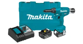 2021 Makita 18V LXT® Lithium-Ion Brushless Cordless Rivet Tool Kit (5.0Ah) (XVR02T)