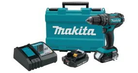 2021 Makita 18V LXT® Lithium-Ion Compact Cordless 1/2" Hammer Driver-Drill Kit (2.0Ah) (XPH10R)