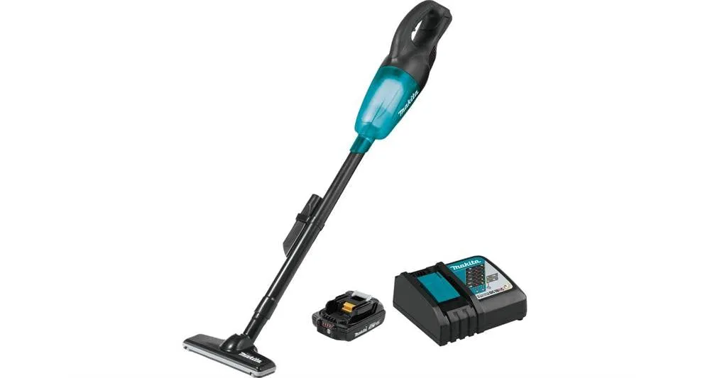 2021 Makita 18V LXT® Lithium-Ion Compact Cordless Vacuum Kit (2.0Ah) (XLC02R1B)