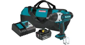 2021 Makita 18V LXT® Lithium-Ion Cordless 1/2" Sq. Drive Impact Wrench Kit (3.0Ah) (XWT041X)