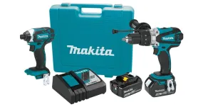 2021 Makita 18V LXT® Lithium-Ion Cordless 2-Pc. Combo Kit (4.0Ah) (XT263M)