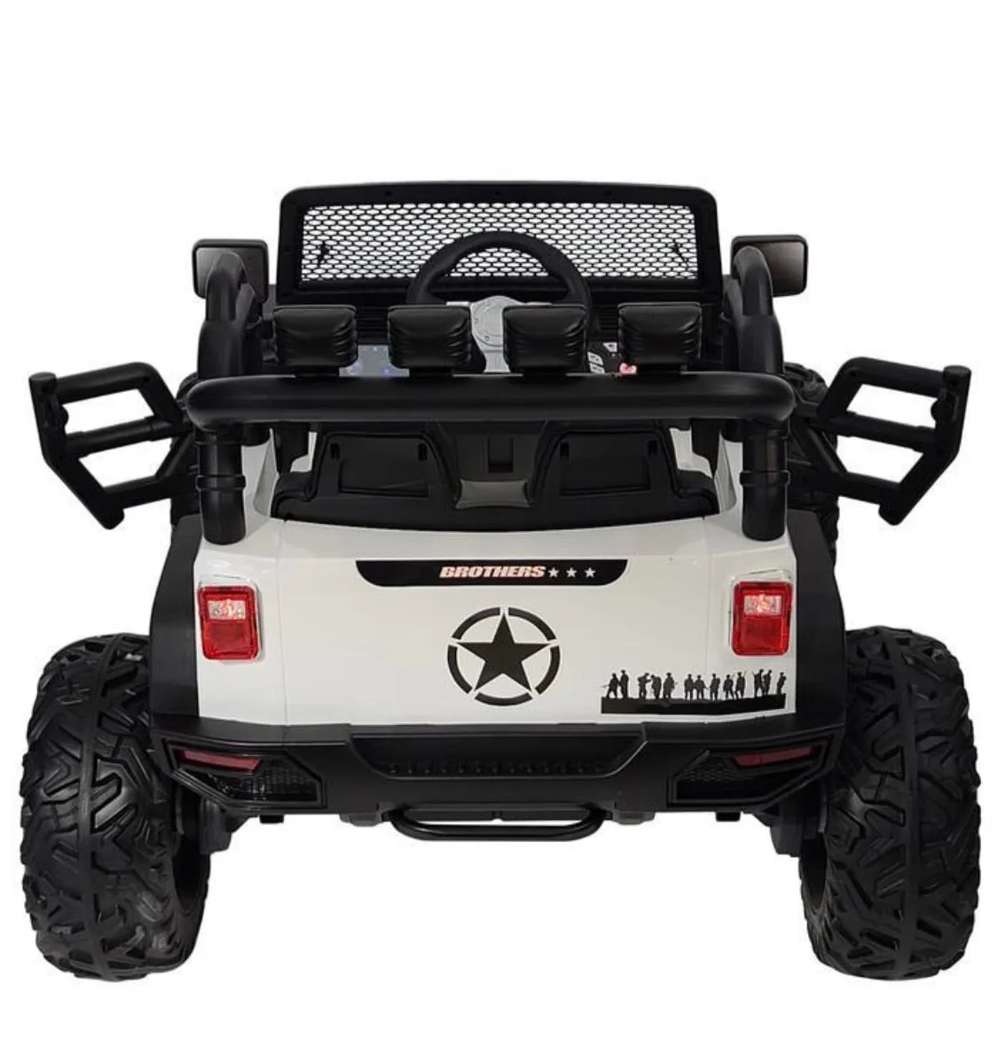 2025 ECD Upgraded Monster Jeep Style 24V Ride-On | Small 2 Seater | MP3 | Leather Seats | Rubber Tires | Remote