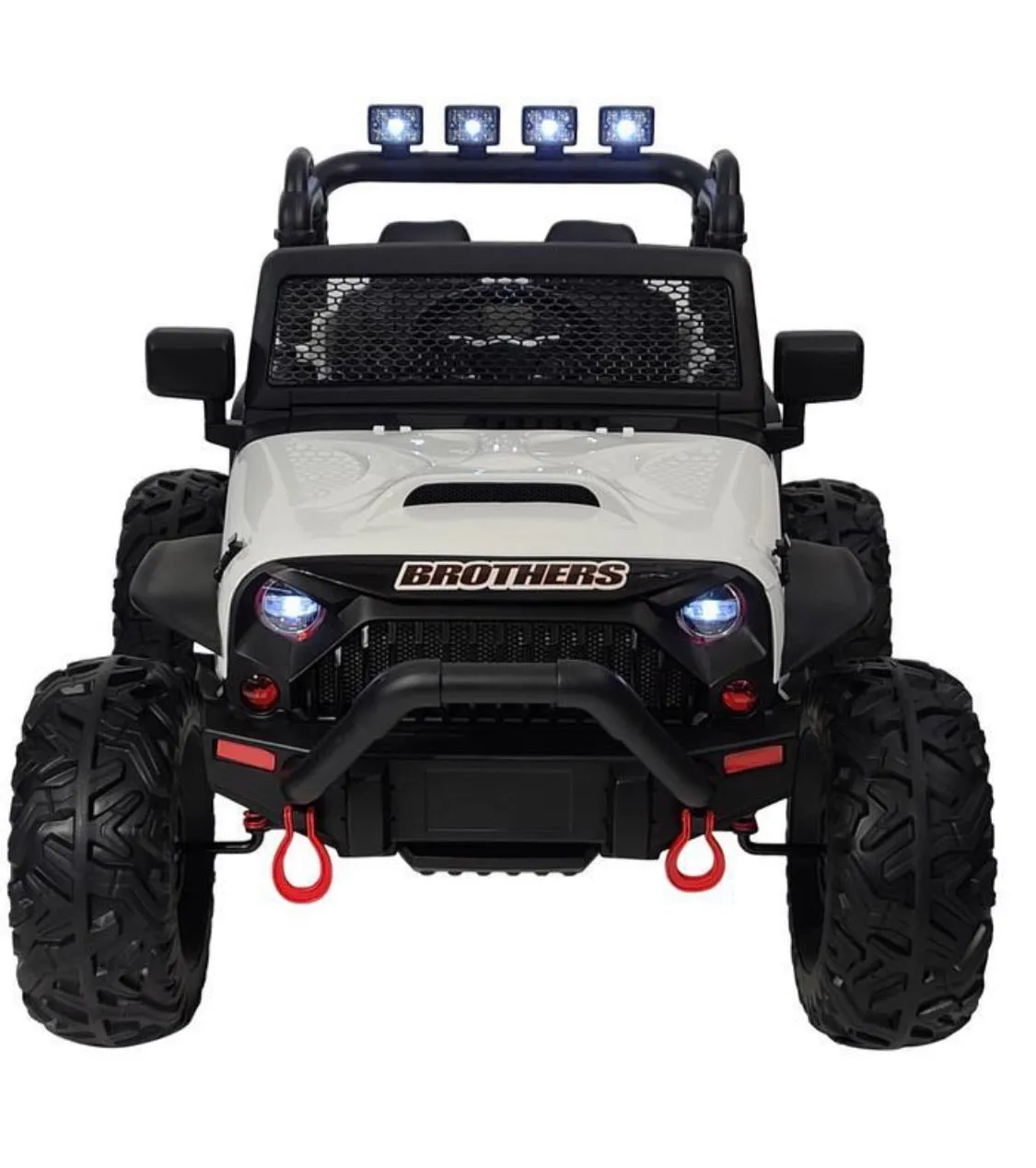 2025 ECD Upgraded Monster Jeep Style 24V Ride-On | Small 2 Seater | MP3 | Leather Seats | Rubber Tires | Remote