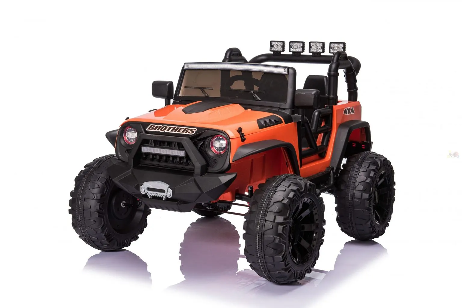 2025 ECD Upgraded Monster Jeep Style 24V Ride-On | Small 2 Seater | MP3 | Leather Seats | Rubber Tires | Remote