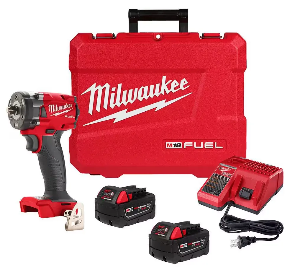 2854-22R Milwaukee M18 Fuel 3/8" Compact Impact Wrench w/ Friction Ring Kit