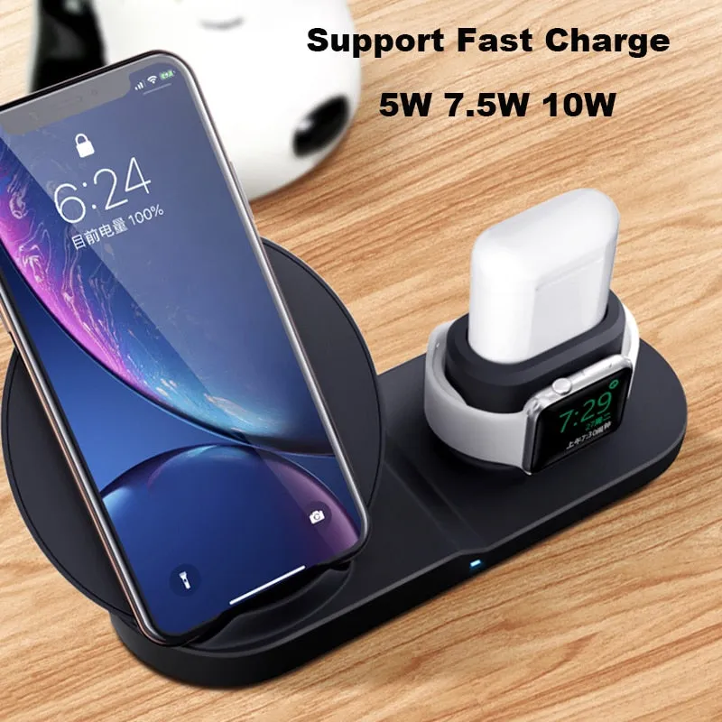 3 in 1 Fast Wireless Charger