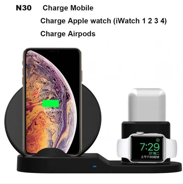 3 in 1 Fast Wireless Charger