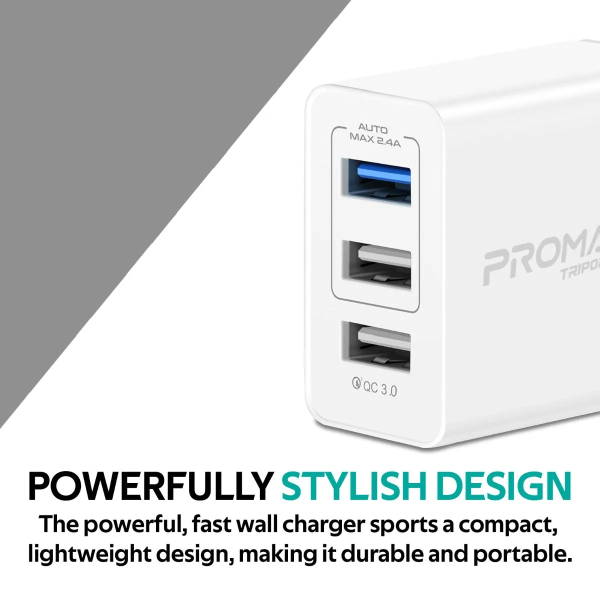 30W Universal Qualcomm Quick Charging Wall Charger