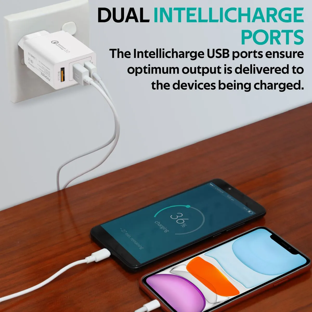 30W Universal Qualcomm Quick Charging Wall Charger