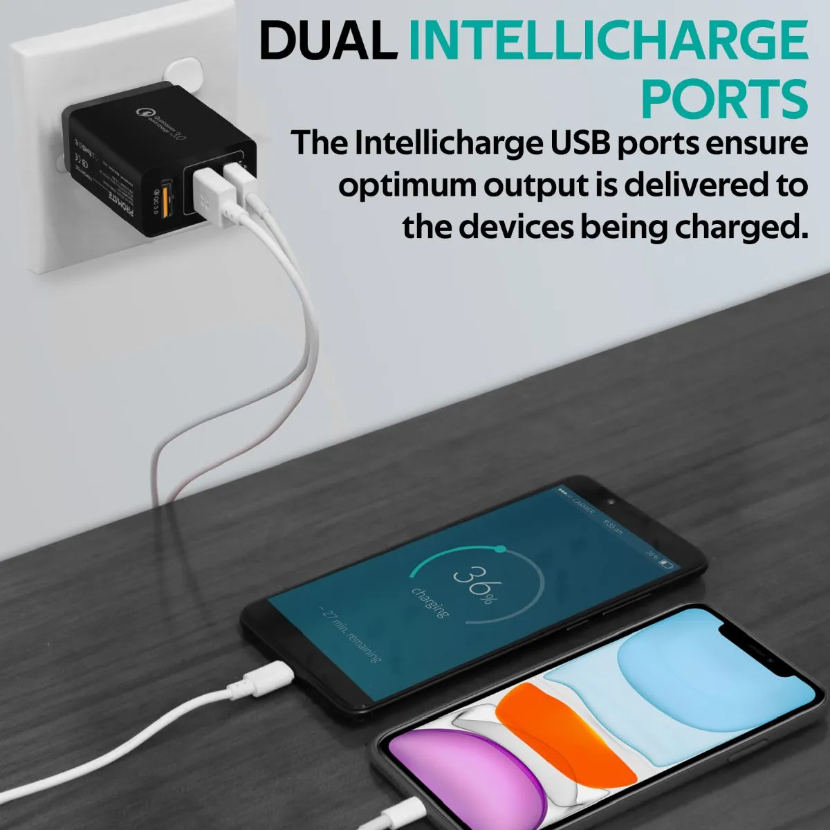 30W Universal Qualcomm Quick Charging Wall Charger