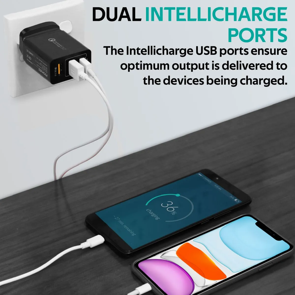 30W Universal Qualcomm Quick Charging Wall Charger