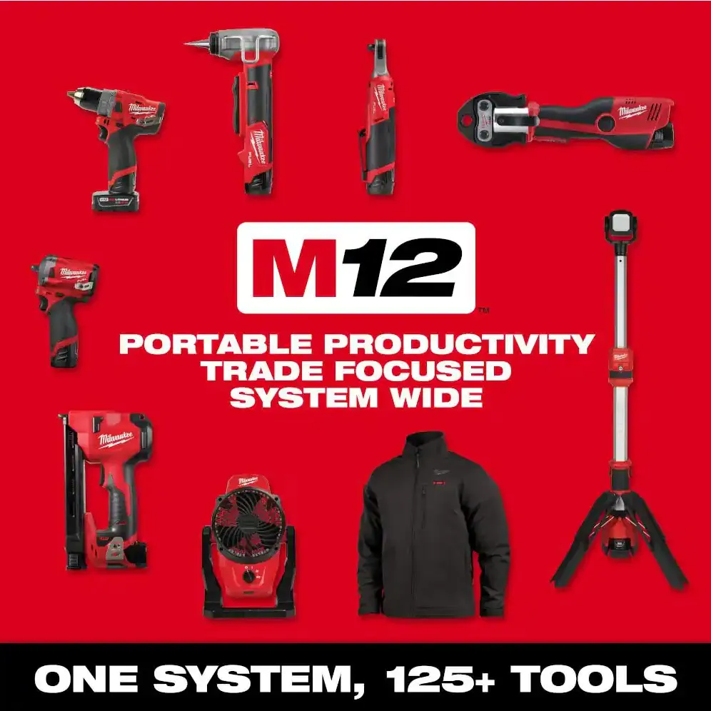 3632-21 Milwaukee M12 250FT 3-Plane  Laser Level Kit