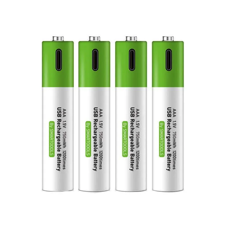 4Pcs Micro Usb Rechargeable 1.2V Aaa Batteries Aa-69