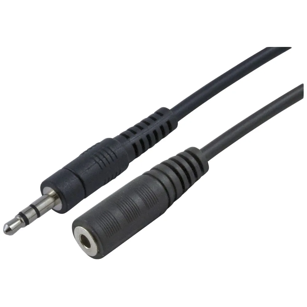 4XEM 6ft 3.5MM Stereo Mini Jack M/F Audio Extension Cable 4X35MF6