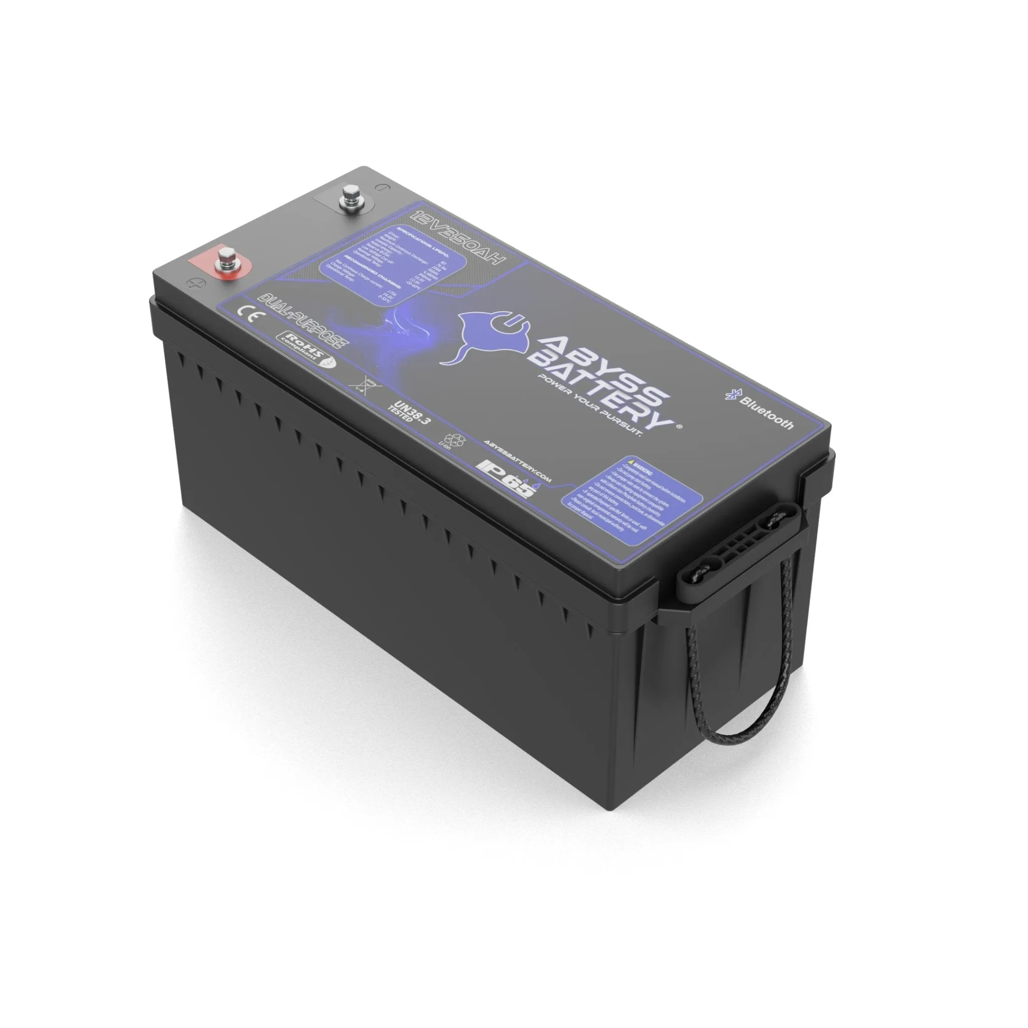 Abyss Battery® 12V 350Ah Off-Grid™ II Dual-Purpose Marine Lithium Battery