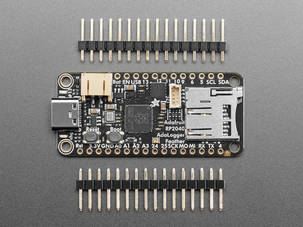 Adafruit Feather RP2040 Adalogger - 8MB Flash with microSD Card