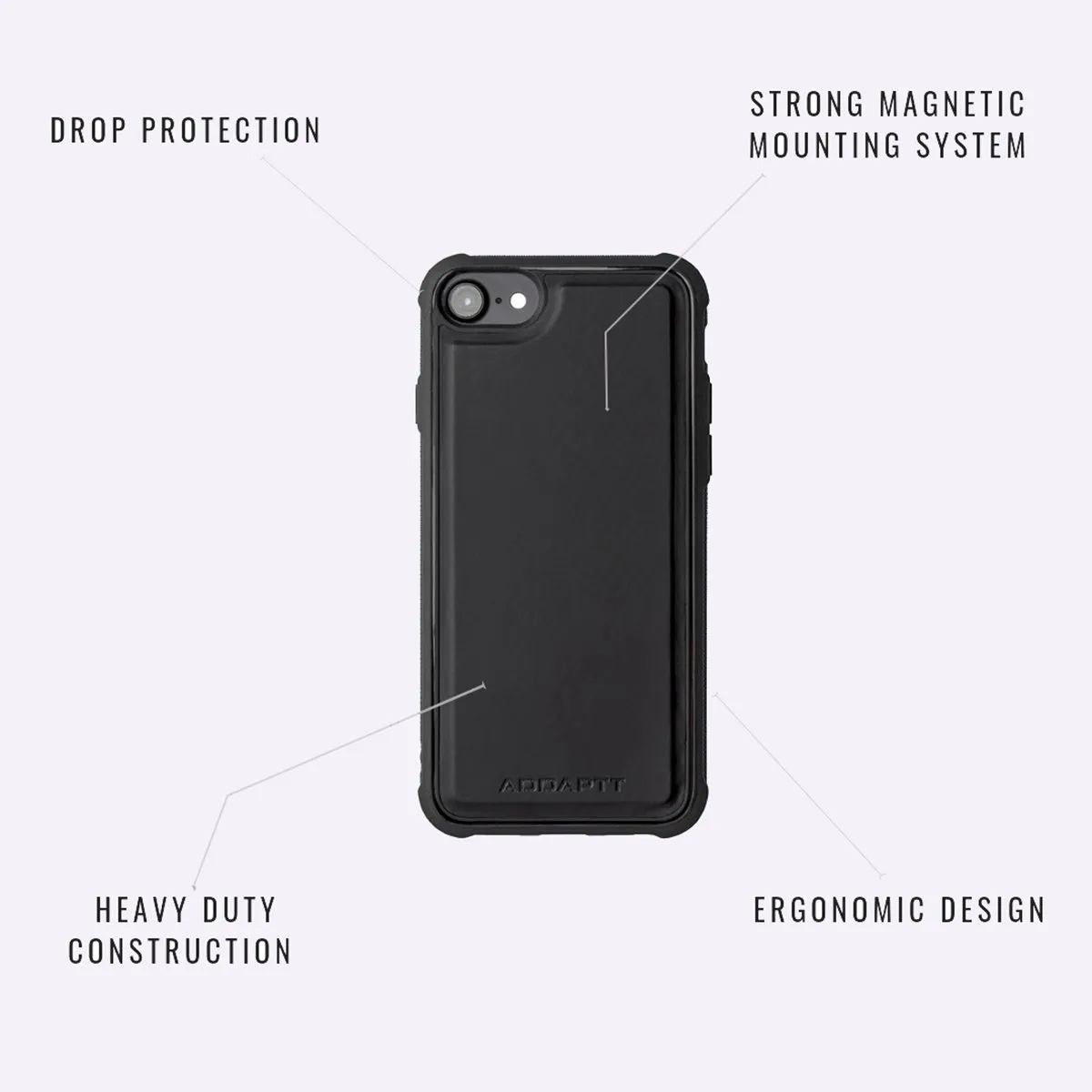 ADDAPTT MagnetCase - Magnetic Phone Case - iPhone