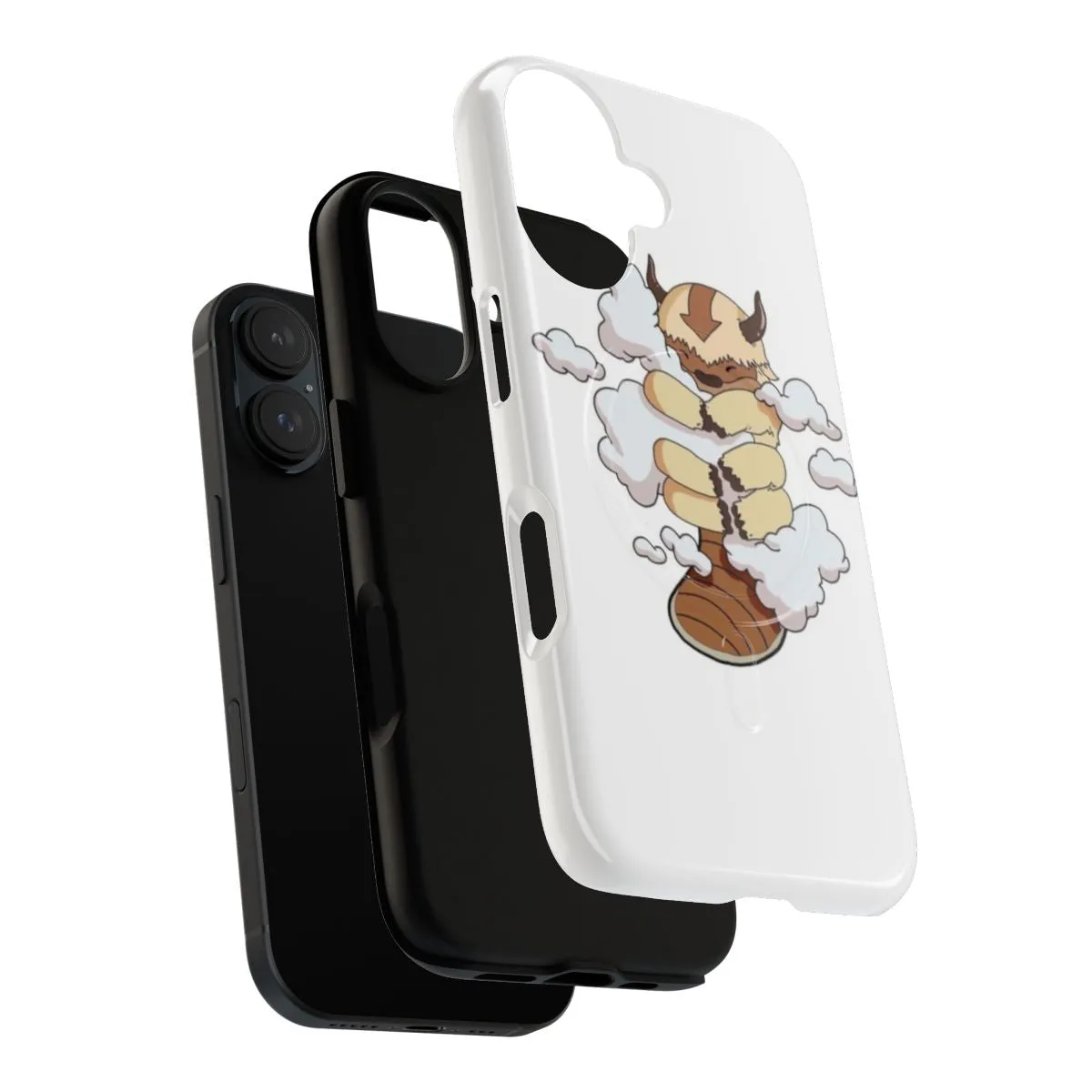 Adorable Appa Cuddling Clouds - Magnetic Tough Phone Case