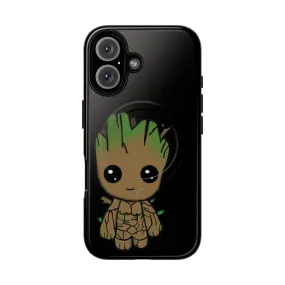 Adorable Chibi Groot Magnetic Tough Phone Case