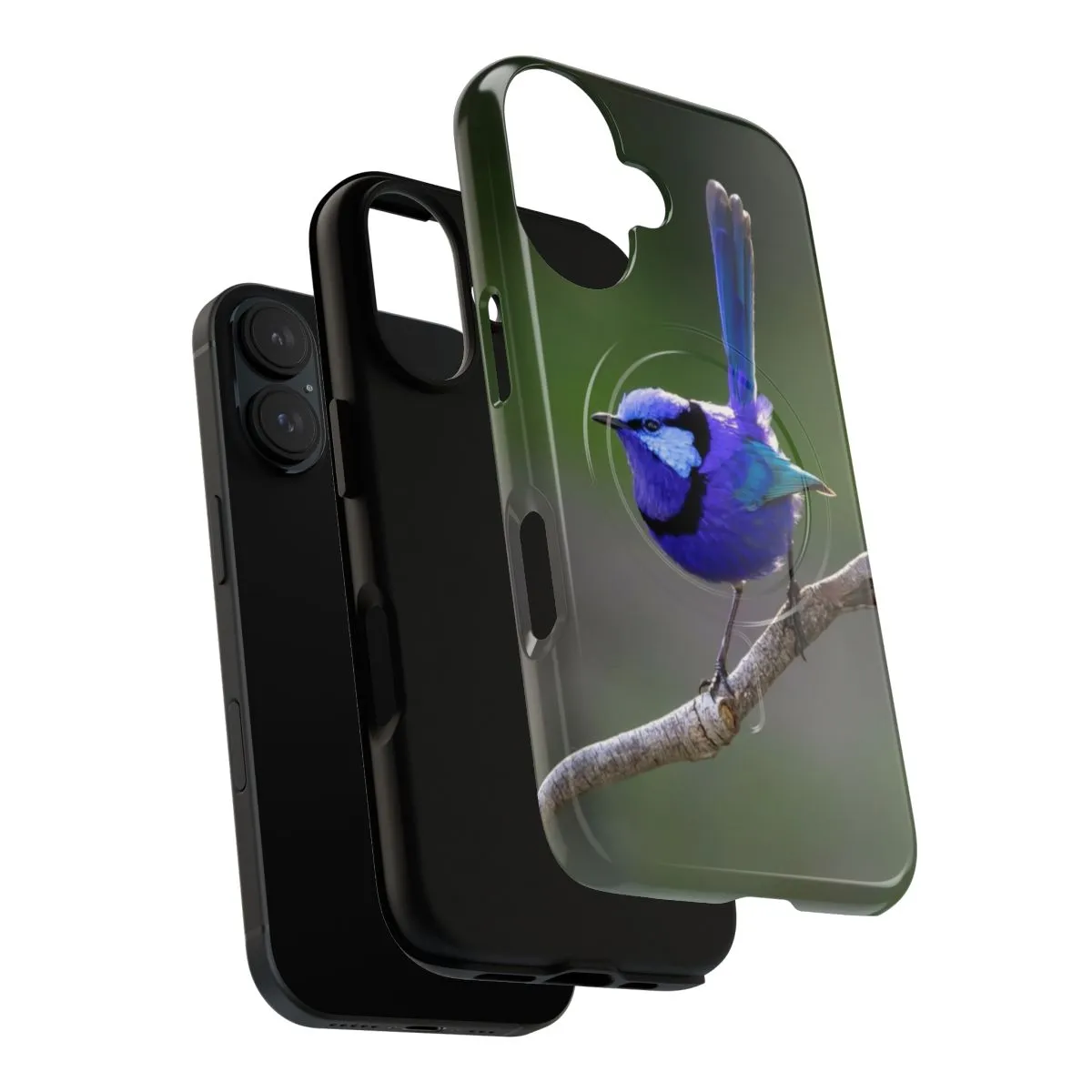 Afternoon Light Blue Wren Magnetic Tough Phone Case