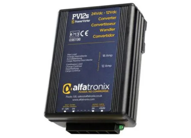 Alfatronix Powerverter CONVERTOR 24V DC - 12V DC Non Isolated 12A