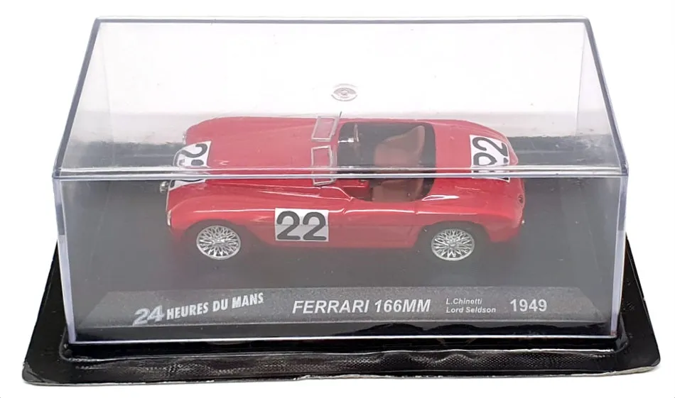 Altaya 1/43 Scale 27424V - Ferrari 166MM #22 24h Le Mans 1949