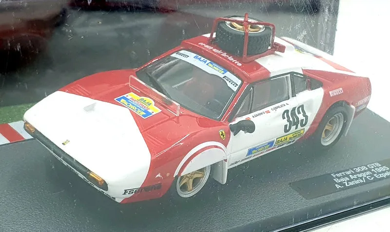 Altaya 1/43 Scale 30424C - Ferrari 308 GTB #343 Baja Aragon 1985