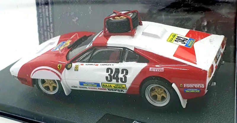 Altaya 1/43 Scale 30424C - Ferrari 308 GTB #343 Baja Aragon 1985