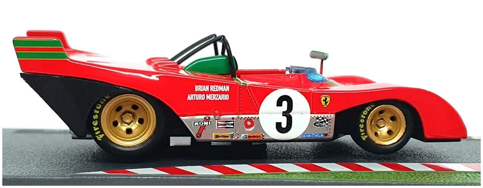 Altaya 1/43 Scale 61023G - Ferrari 312 P #3 1000km Fracorchamps 1972 - Red