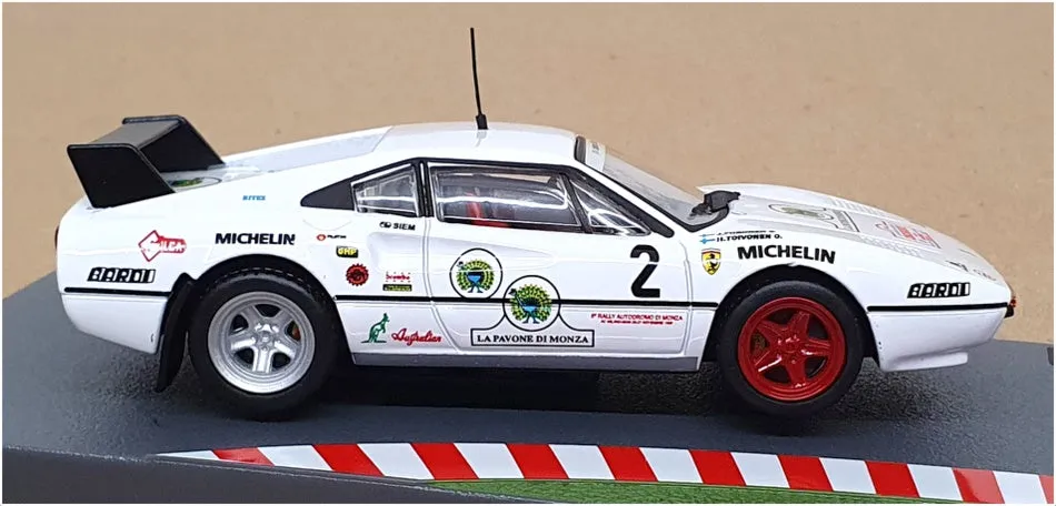 Altaya 1/43 Scale 61023S - Ferrari 308 GTB #2 Rally di Monza 1983 - White