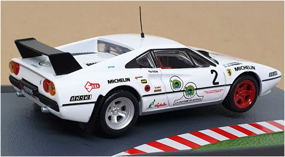 Altaya 1/43 Scale 61023S - Ferrari 308 GTB #2 Rally di Monza 1983 - White