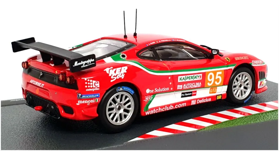 Altaya 1/43 Scale 61023U - Ferrari F430 GT2 #95 24h Le Mans 2010 - Red