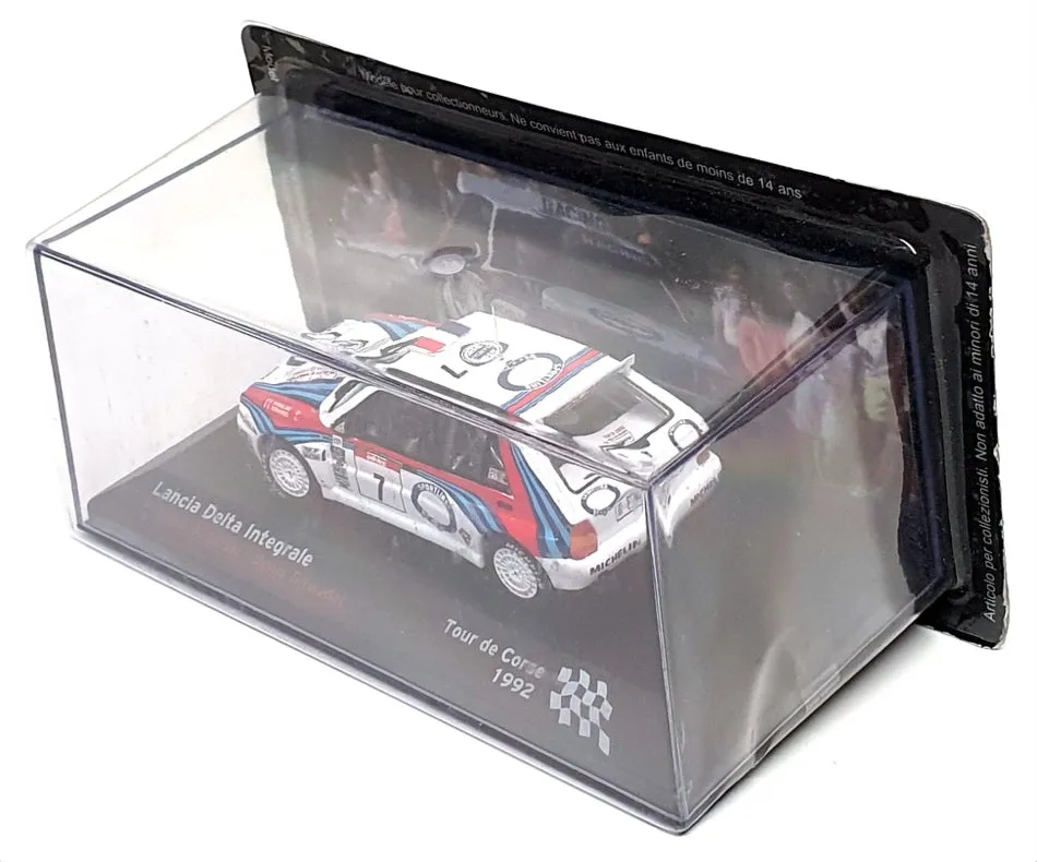 Altaya 1/43 Scale 7824B - Lancia Delta Integrale #7 Tour De Corse 1992